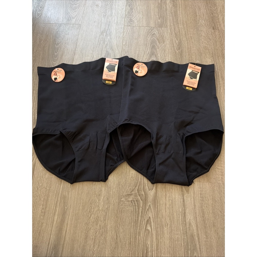 2 Shapermint Women All Day Every Day High-Waisted Shaper Panty  4XL Black NWT